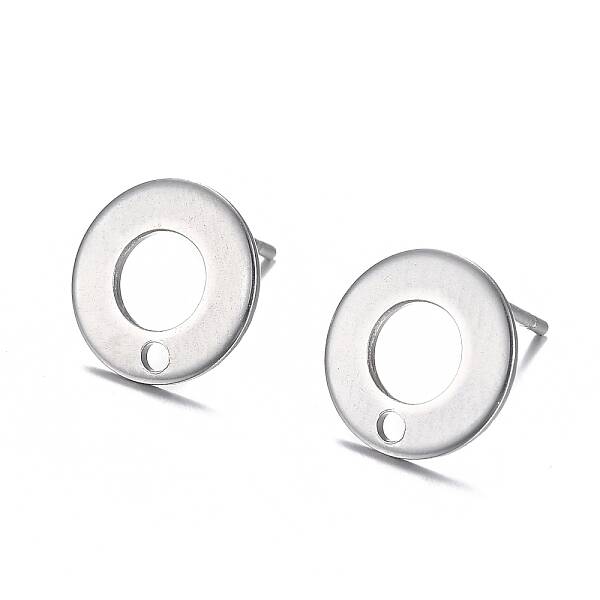 Tarnish Resistant 304 Stainless Steel Stud Earring Findings