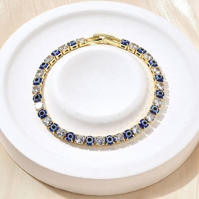 Brass Enamel Link & Charm Bracelets