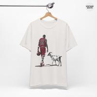 Michael Jordan Goat Shirt, Mj Goat T-Shirt, Micha.el Jor.dan Tshirt, Goat Shirt, Basketball Shirt, Mj Gift, Full Color Range
