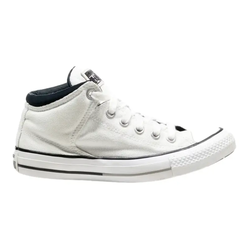 CONVERSE High Top Trainers White Canvas Womens UK 5