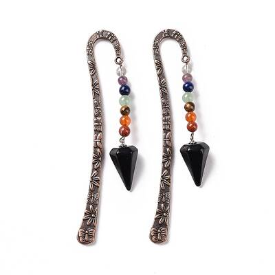 Natural Obsidian Bookmark