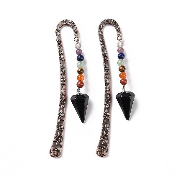 Natural Obsidian Bookmark