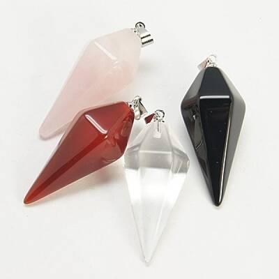 Natural & Synthetic Mixed Stone Pendants