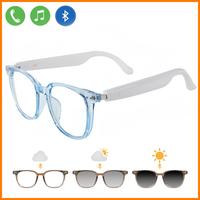 Bluetooth Smart Glasses,Automatic Color Change Eyewear,Wireless Connection,Listening to Music&Making Phone Calls&Remote C...
