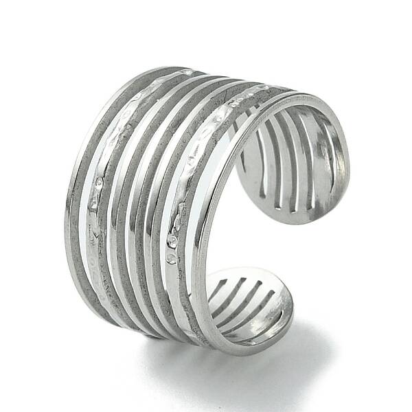 Non-Tarnish 304 Stainless Steel Open Cuff Ring
