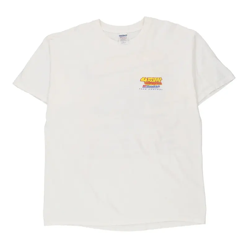 Gildan Nascar T-Shirt - XL White Cotton