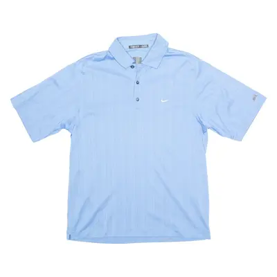 NIKE TIGER WOODS GOLF Mens Polo Shirt Blue S