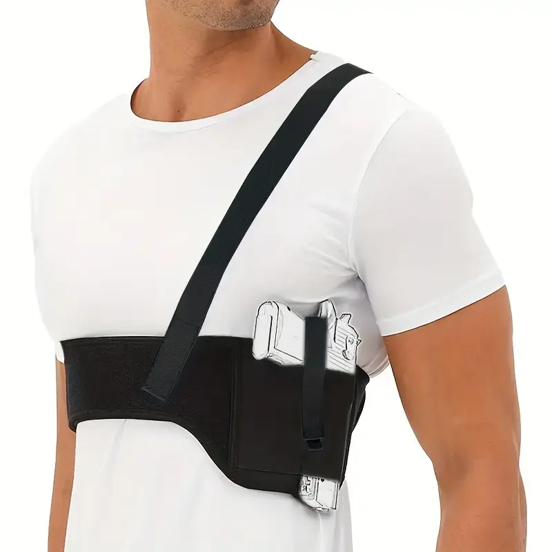 Deep Concealment Shoulder Holster, Universal Underarm Holster For Men And Women, Fits Subcompact And Compact For S&W Bodyguar...