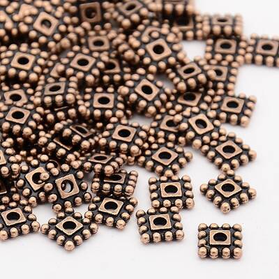 Tibetan Style Alloy Spacer Beads