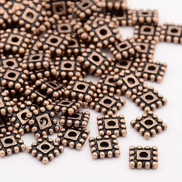 Tibetan Style Alloy Spacer Beads