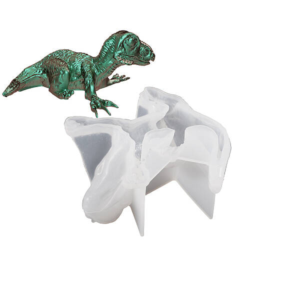 DIY Silicone 3D Dinosaur Figurine Molds