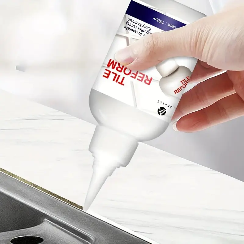 150ml Tile Gap Repair Agent, 1 Count Waterproof & Mildew-proof Caulk, Sealing Tape for Kitchen & Bathroom & Living Room