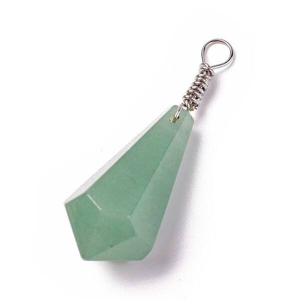 Natural Green Aventurine Pendants