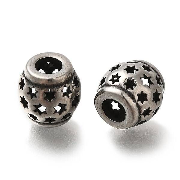 304 Stainless Steel European Beads