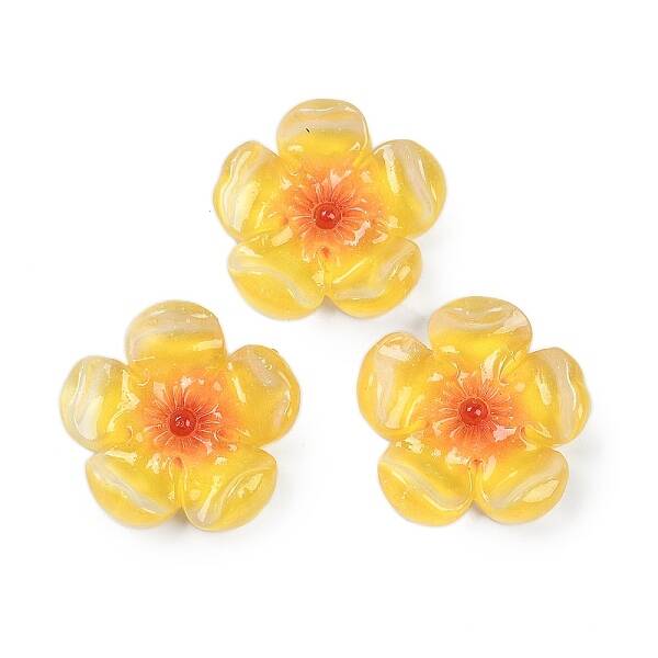 Flower Series Resin Cabochons