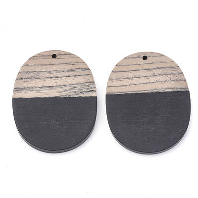 Resin & Wenge Wood Pendants