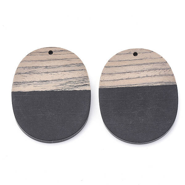 Resin & Wenge Wood Pendants