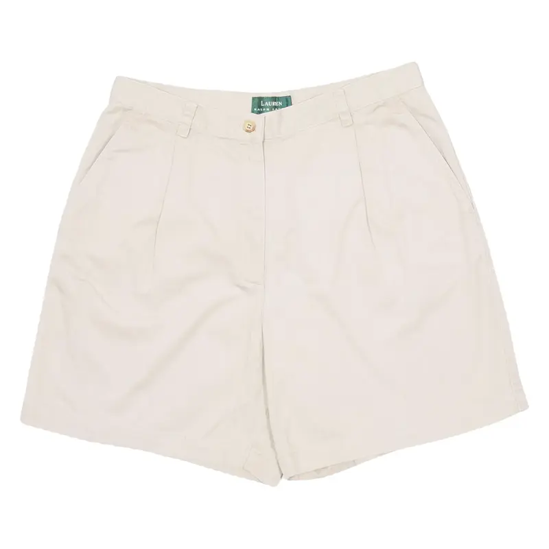 LAUREN RALPH LAUREN Womens Chino Shorts Beige Relaxed UK 8 W30