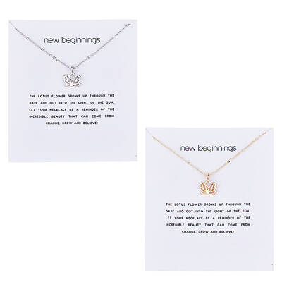 2Pcs 2 Colors Alloy Pendant Necklaces Set