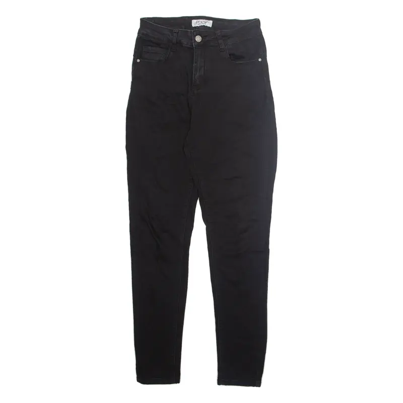 TRANG Womens Jeans Black Regular Tapered W24 L28