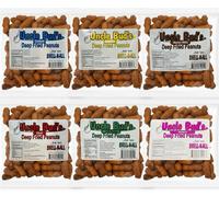 Uncle Bud's Deep Fried Peanuts - 6 Pack Sampler - Snack Protein