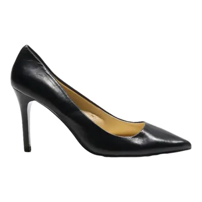 LAUREN RALPH LAUREN Adena Pump Heels Blue Leather Womens UK 4