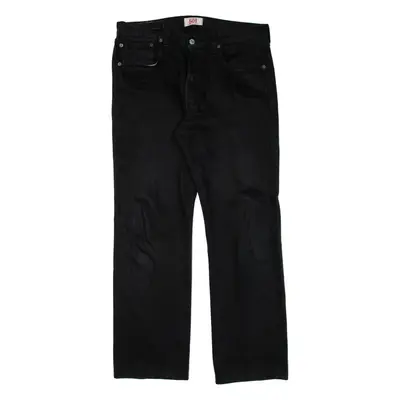 LEVI'S 501 Jeans Mens Black Regular Straight W33 L29