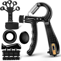 5 count Grip Strength Trainer Kit, Hand Gripper Strengthener, Forearm Strengthener, Finger Strengthener, Finger Exerciser,   ...