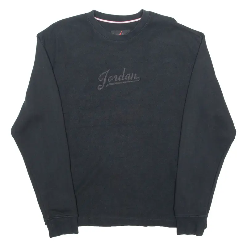 AIR JORDAN Mens Sweatshirt Black Crew Neck M