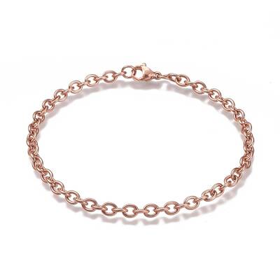304 Stainless Steel Cable Chain Bracelets