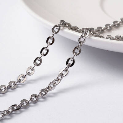 Tarnish Resistant 304 Stainless Steel Cable Chains