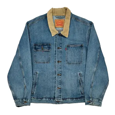 Levis Denim Jacket - 2XL Blue Cotton