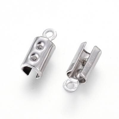 Tarnish Resistant 304 Stainless Steel Cord Ends