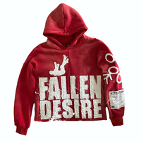 Gamis High Street Applique Embroidered Hoodie Retro Loose Fit Street Harajuku Style for Men and Women  hoodies men Classic Bl...