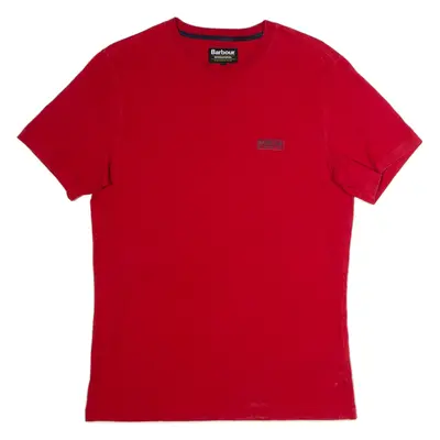 BARBOUR INTERNATIONAL Slim Fit Mens T-Shirt Red Crew Neck M