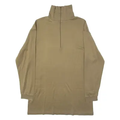 Military Stretched Womens T-Shirt Brown L