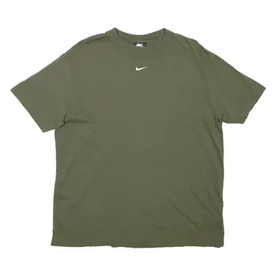 NIKE Mens T-Shirt Green M