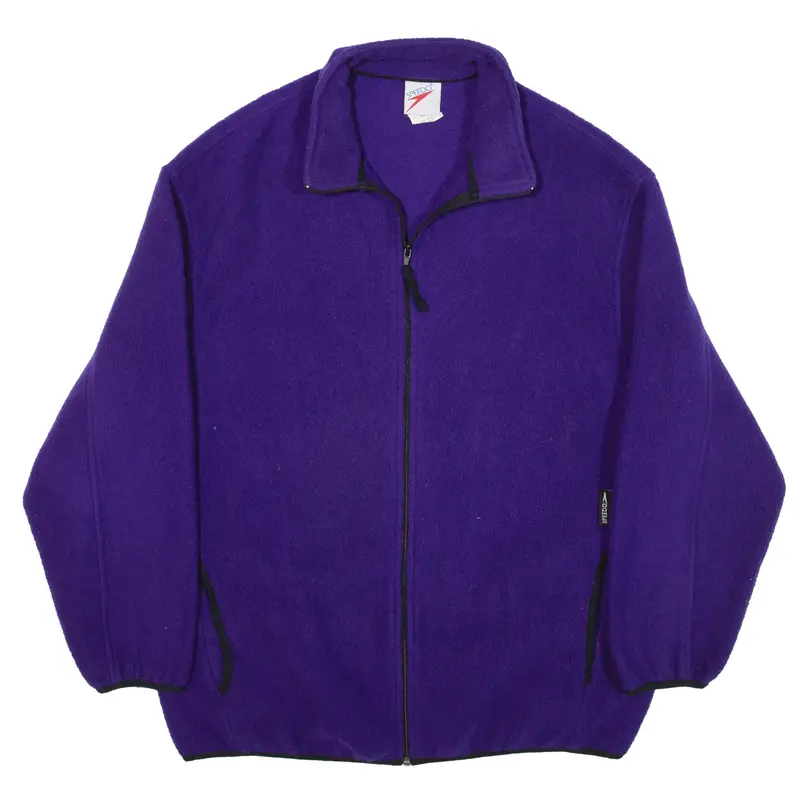 SPEEDO Fleece Jacket Purple Womens L