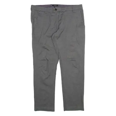 TED BAKER Mens Trousers Grey Slim Straight W36 L30