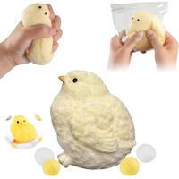 【2025 New】MOBECK Handmade Taba Squishy Chick Ultra Soft Squishy Fidget Squeeze Toys, TPR Squeeze Toys for Stress Relief S...