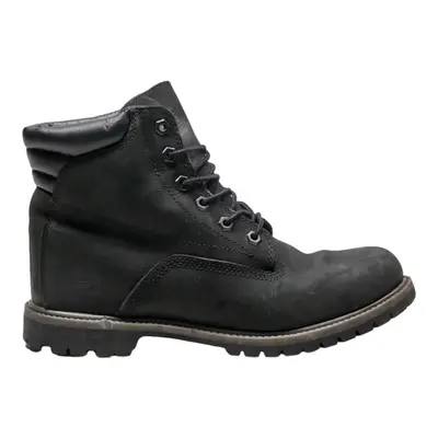 TIMBERLAND Waterville 6IN Basic Lace-Up Boots Black Leather Womens UK 8