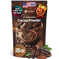 FreshDrinkUS 25oz (1.56 lbs) Cacao Powder, 100% Natural & Pure Cacao Powder, Unsweetened Cacao Powder, Rich Chocolate Flavor,...