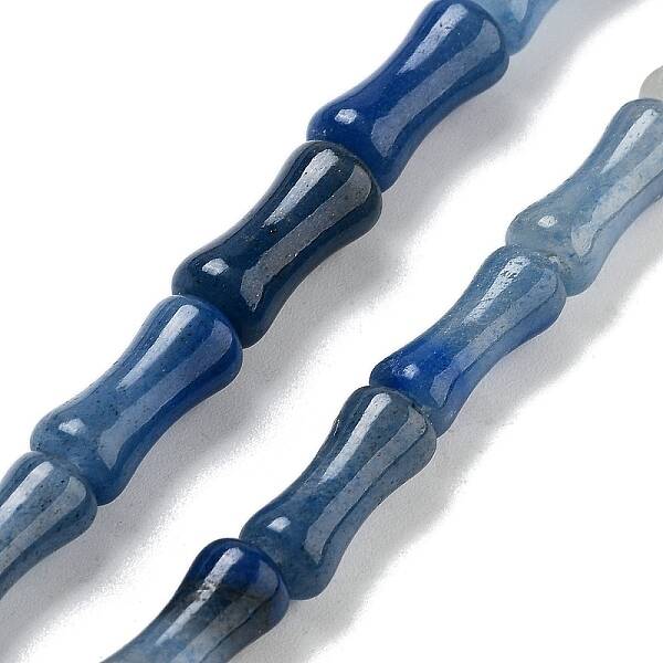 Dyed & Heated Natural Blue Aventurinee Beads Strands