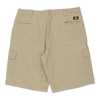 Dickies Cargo Shorts - 42W 12L Beige Cotton