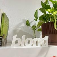Frank Ocean Blond Sign - Desk or Shelf Display in 9 Colors