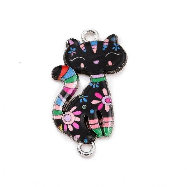 Alloy Enamel Connector Charms