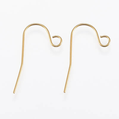 Ion Plating(IP) 304 Stainless Steel Earring Hooks
