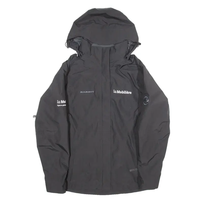 MAMMUT Womens Jacket Black Hooded S