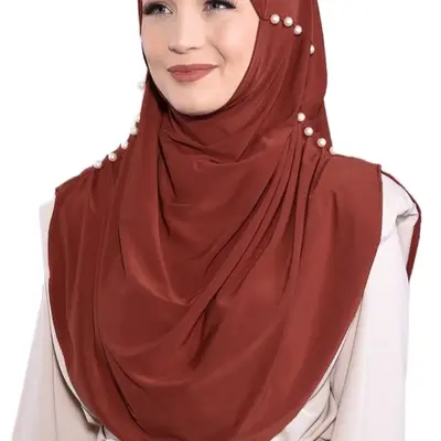 Easy Pearl Hijab Instant Hijabs - Simple Design, Lightweight, Perfect for Everyday Wear