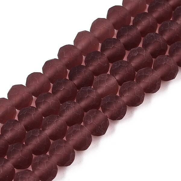 Transparent Glass Beads Strands